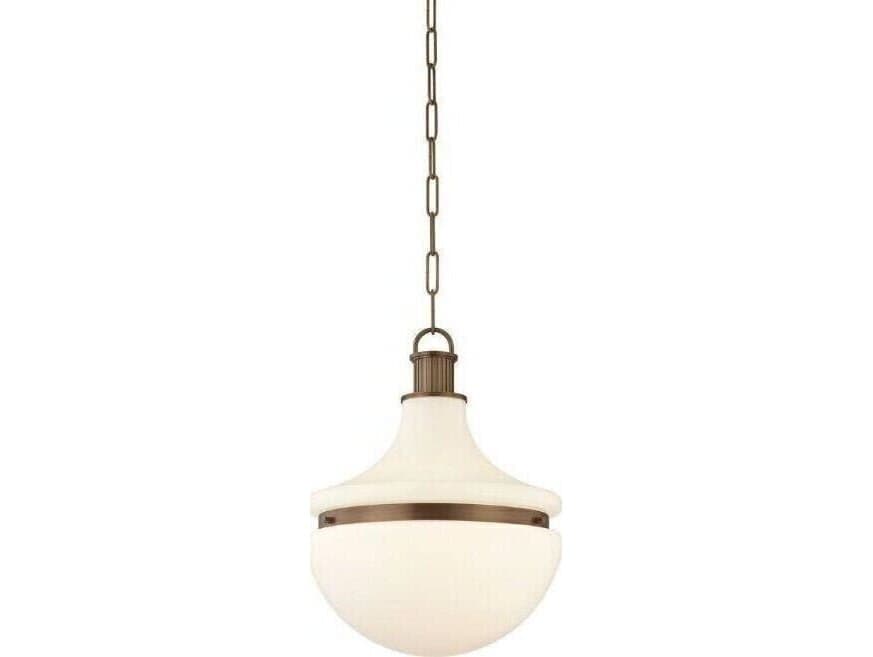 Hudson Valley Barryville 1-Light Historic Bronze Lantern Pendant