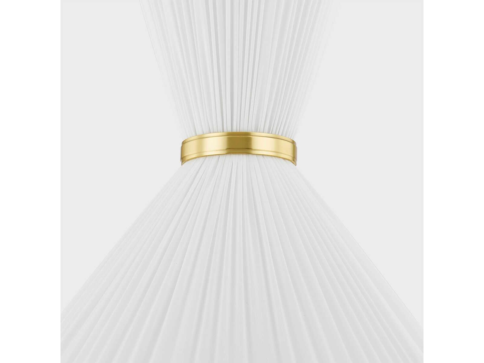 Hudson Valley Enid 2-Light Aged Brass Pendant