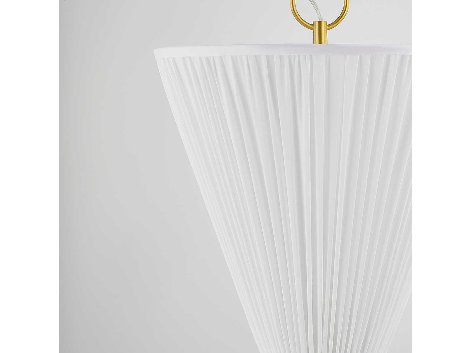 Hudson Valley Enid 2-Light Aged Brass Pendant