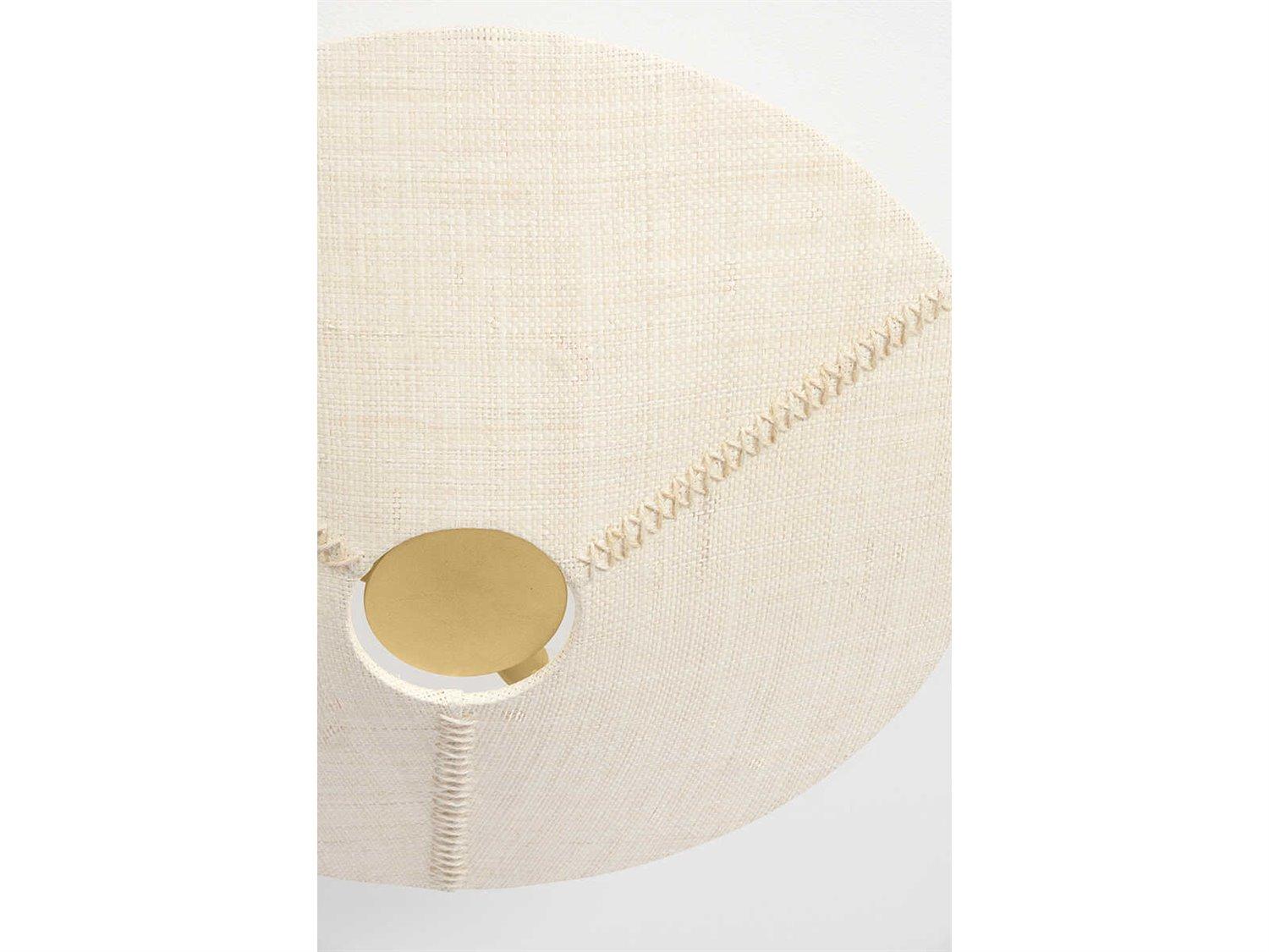 Hudson Valley Salisbury 3-Light Gold Leaf Semi Flush Mount