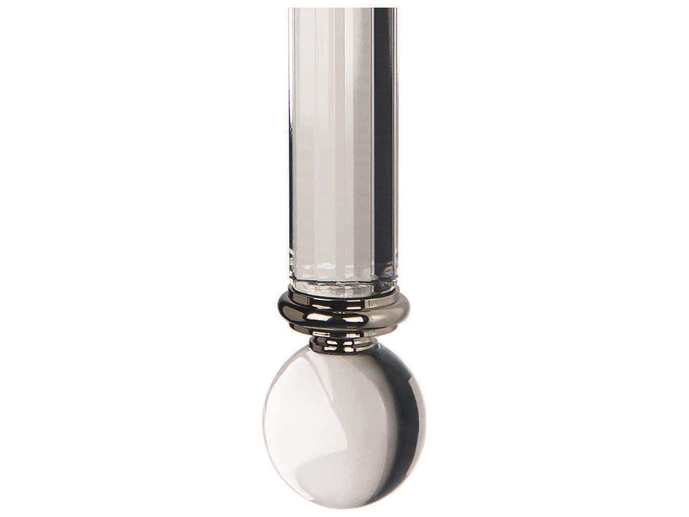 Hudson Valley Gordon 1-Light Polished Nickel White Crystal Wall Sconce