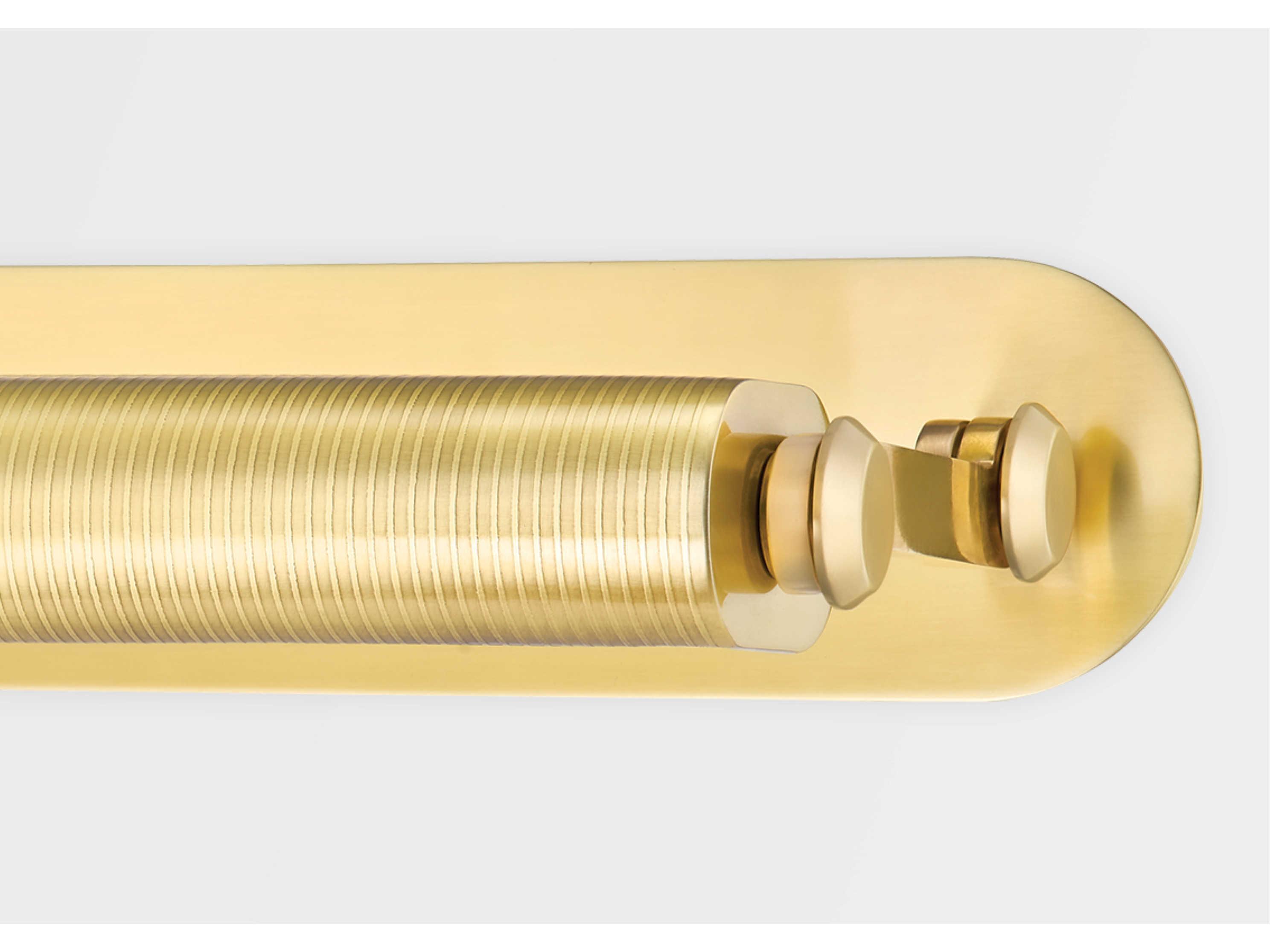 Hudson Valley Stockport 2-Light Aged Brass LED Picture Light