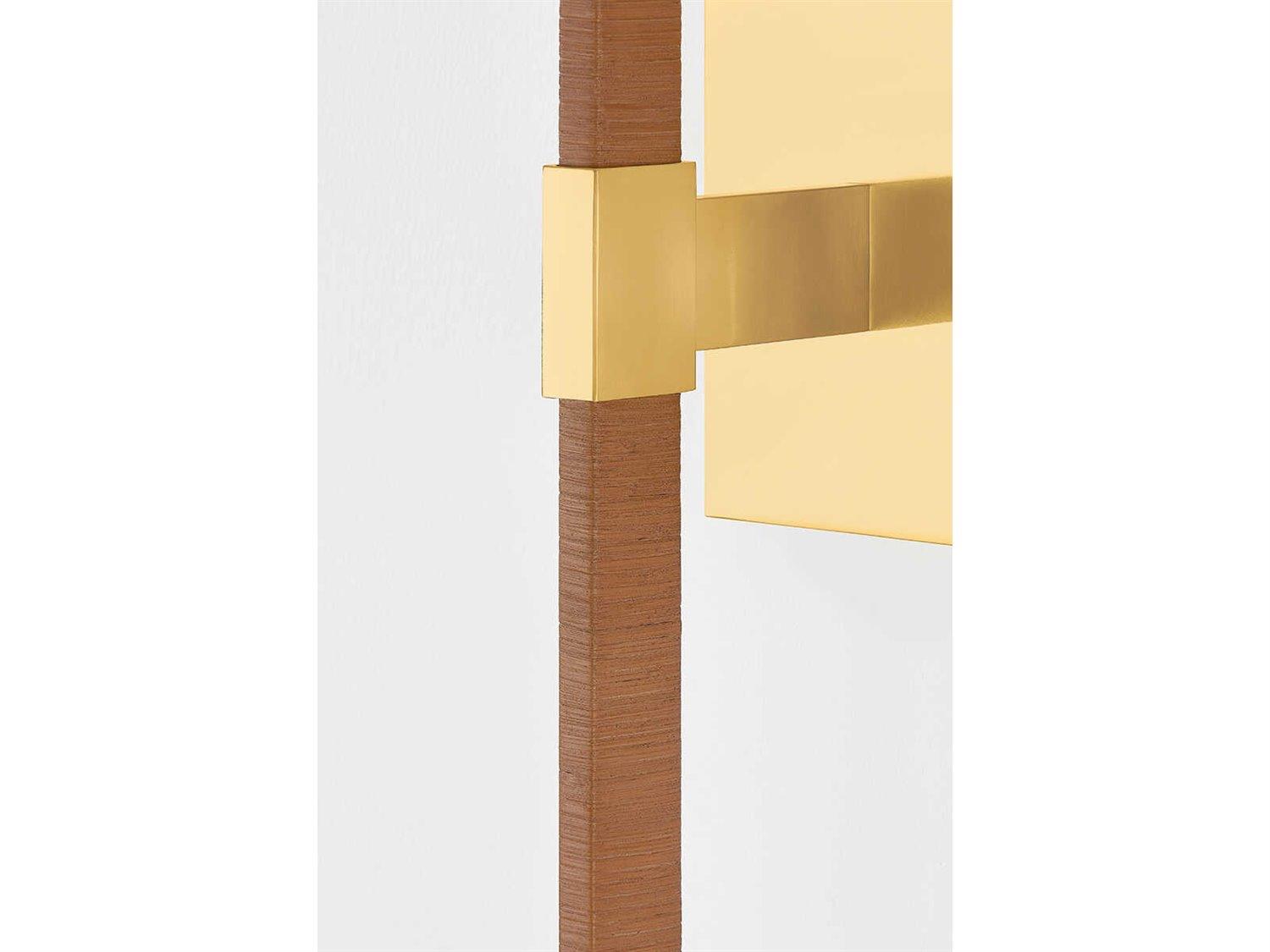 Hudson Valley Minnetonka 1-Light Aged Brass Wall Sconce