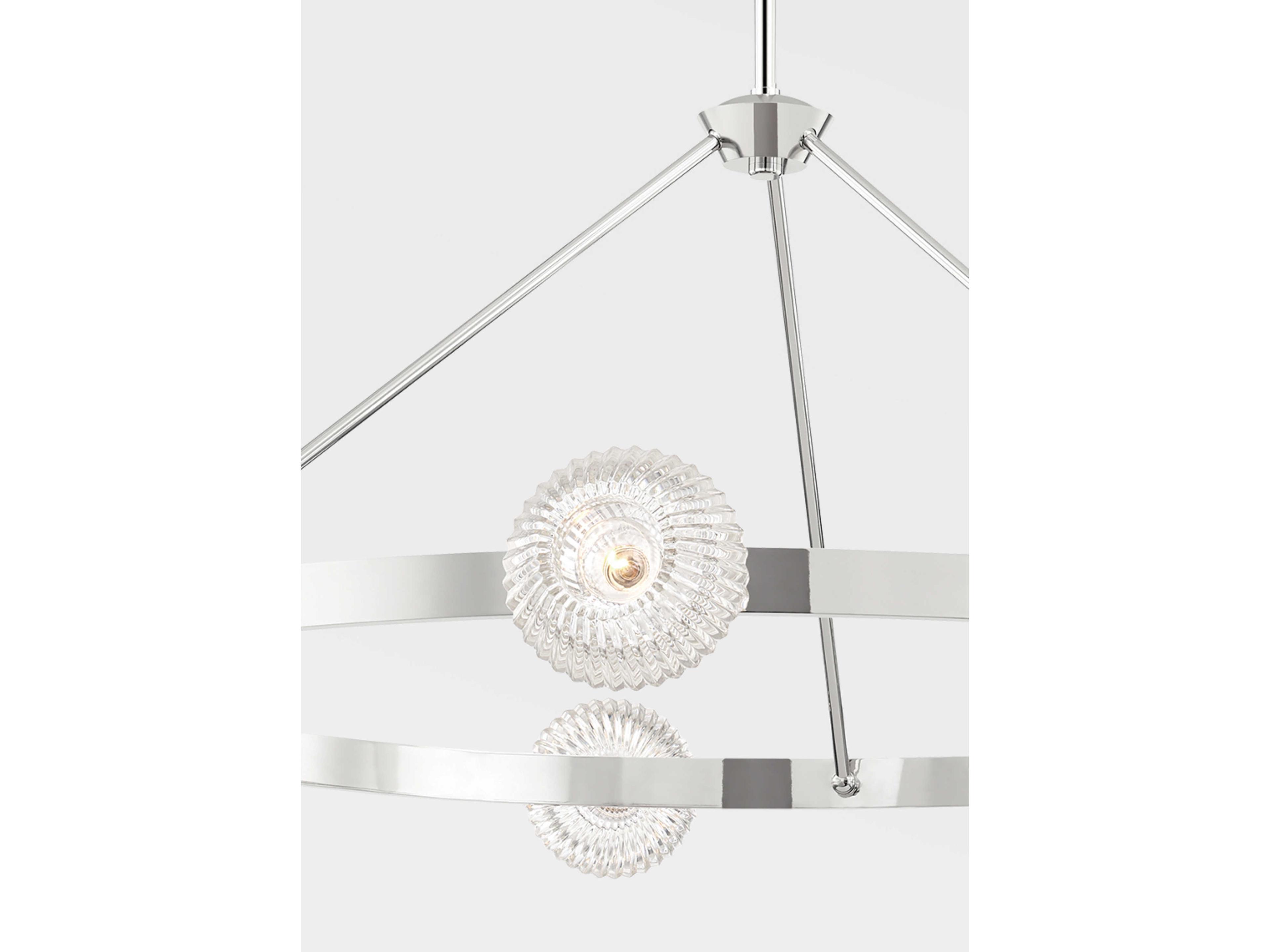 Hudson Valley Barclay 9-Light Polished Nickel Pendant