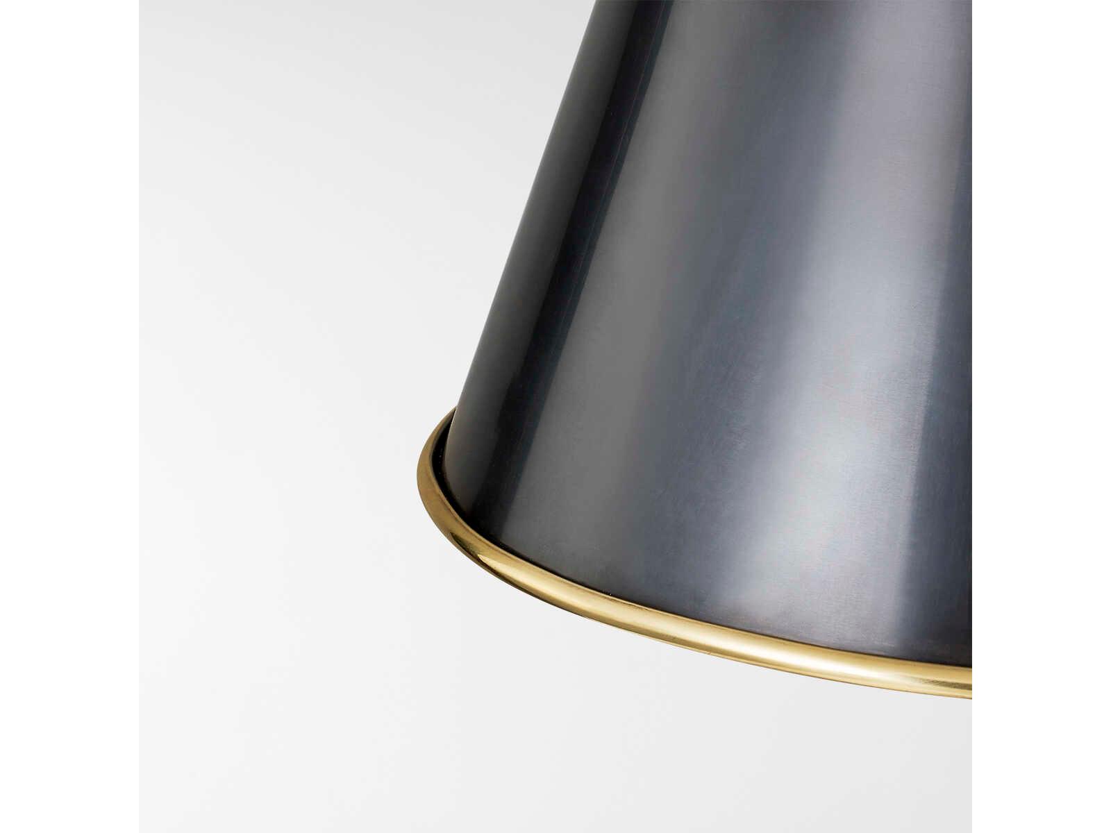 Hudson Valley Burnbay 1-Light Aged Old Bronze Brass Bell Pendant