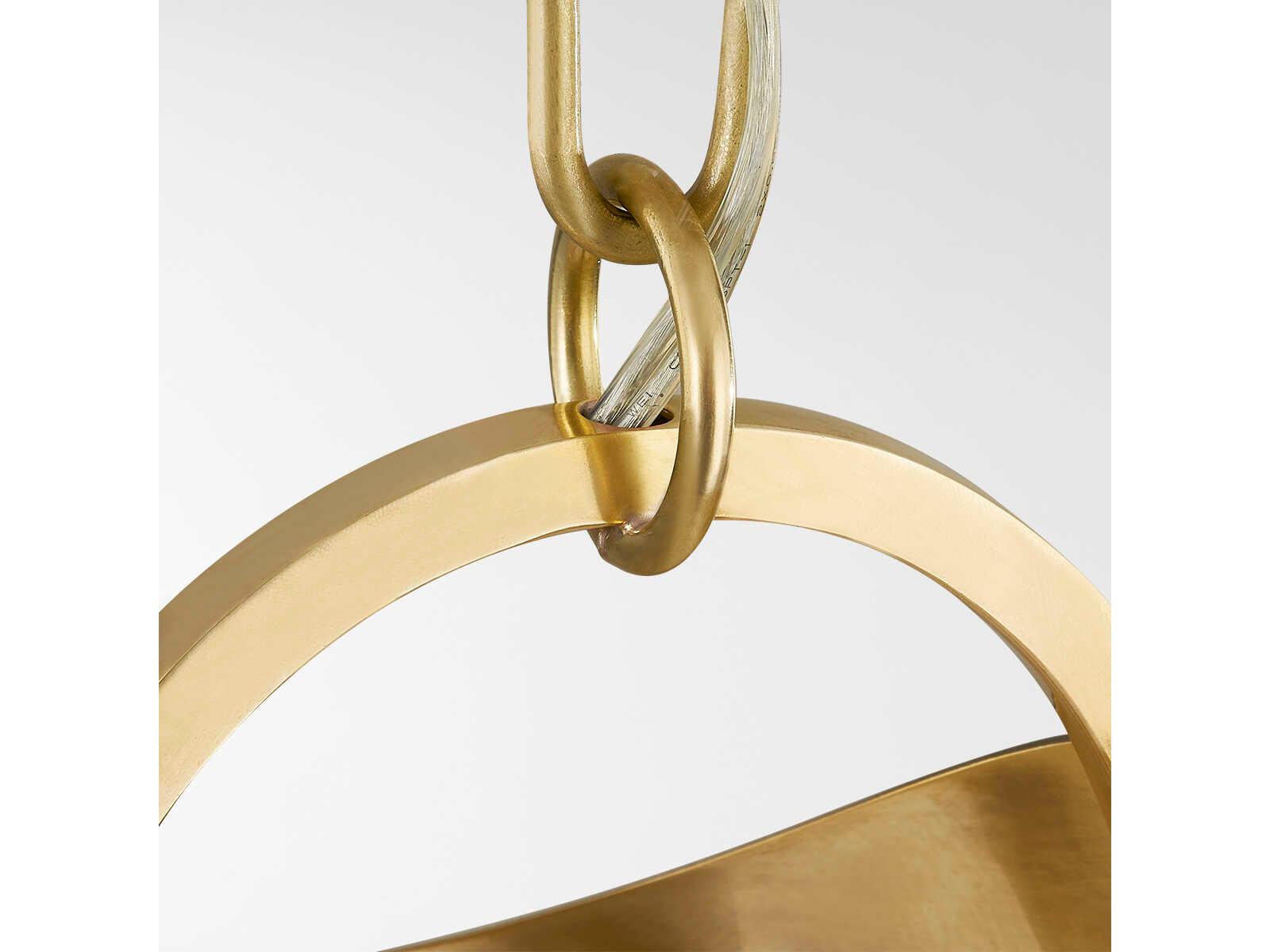 Hudson Valley Burnbay 1-Light Aged Old Bronze Brass Bell Pendant