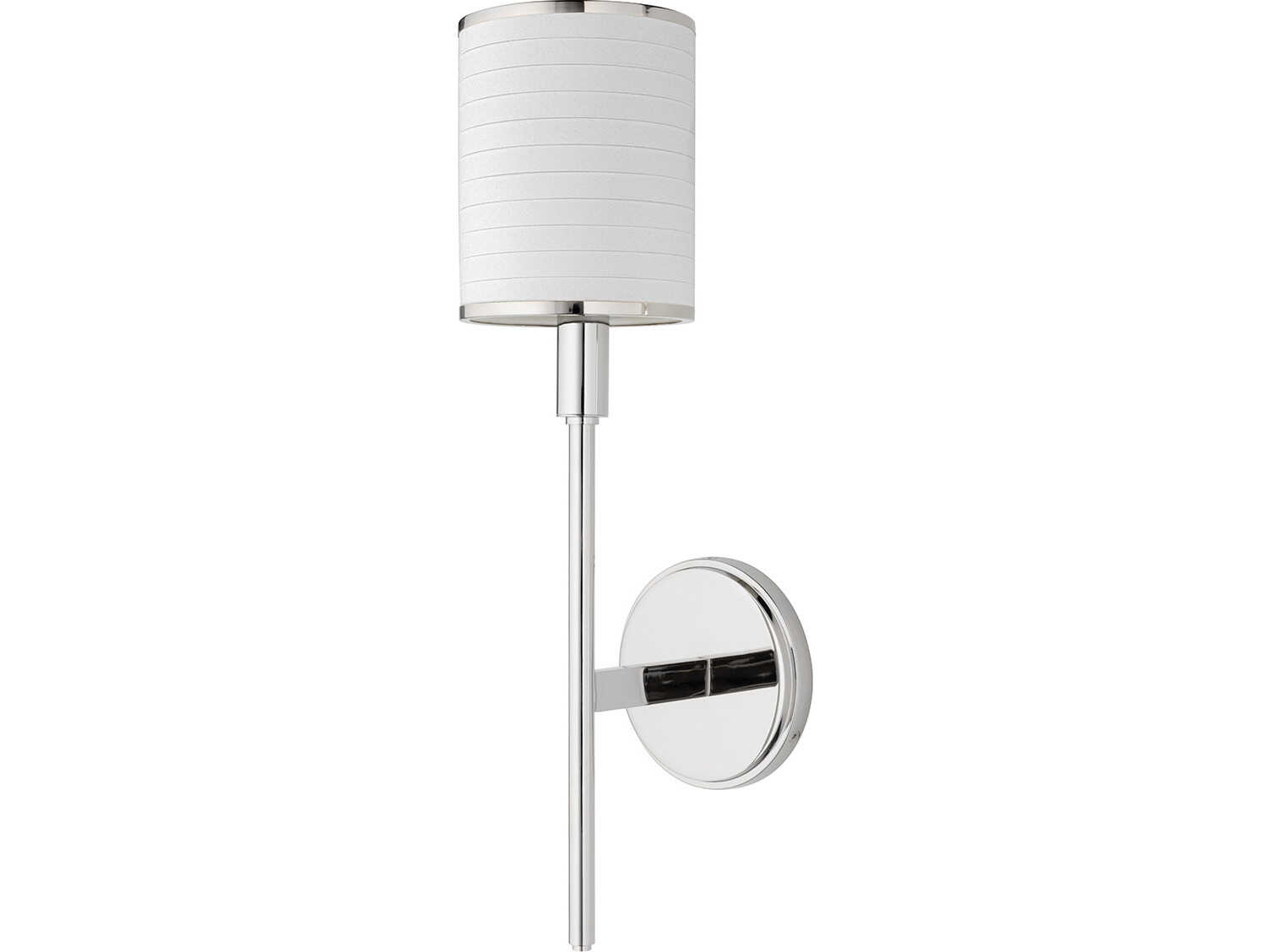 Hudson Valley Aberdeen 1-Light Polished Nickel Wall Sconce