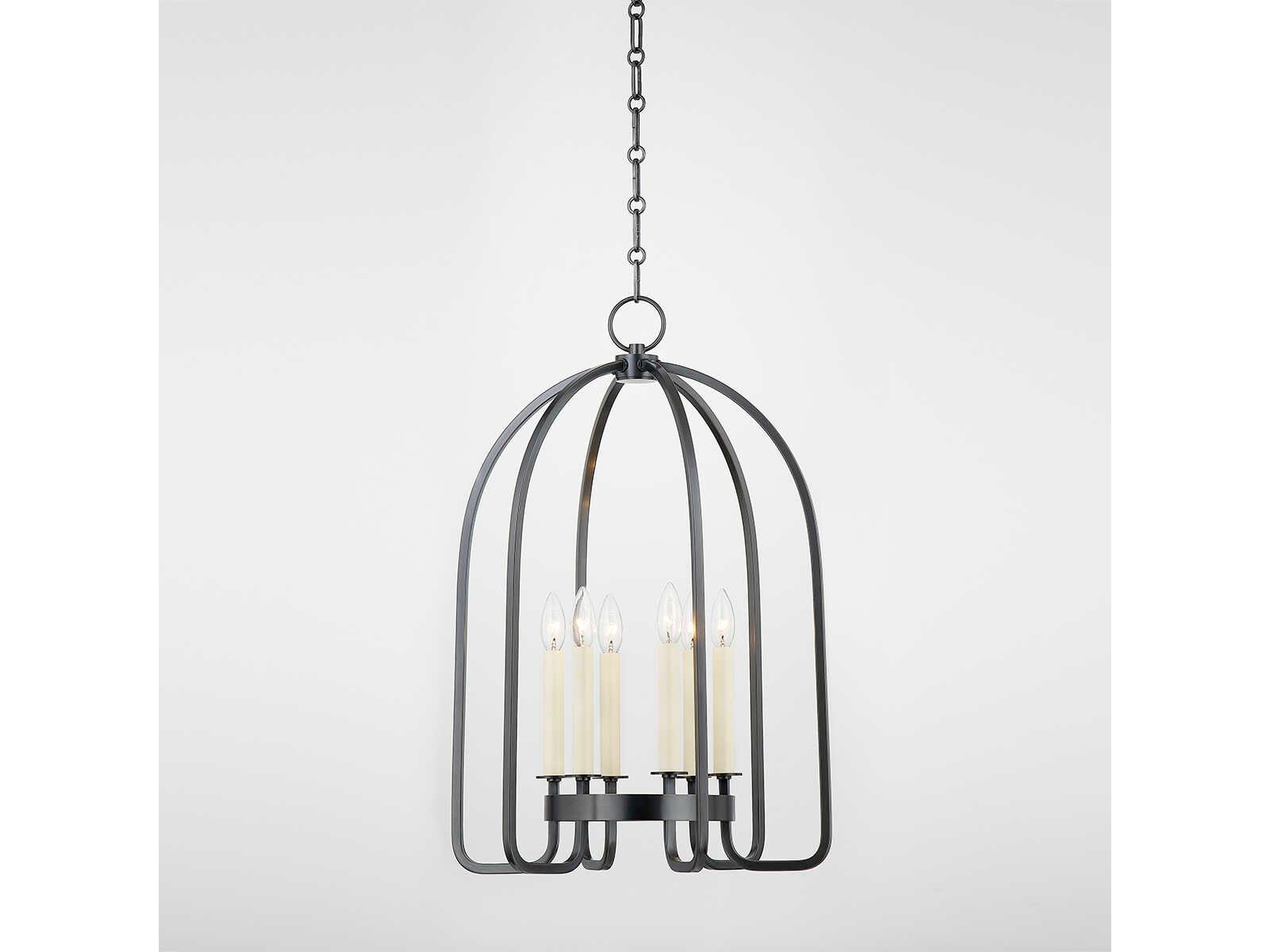 Hudson Valley Oakville 6-Light Old Bronze Lantern Pendant