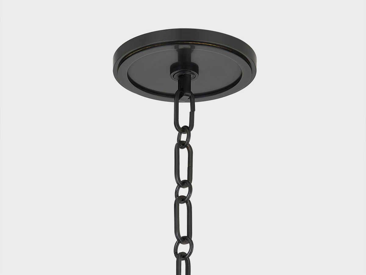 Hudson Valley Oakville 6-Light Old Bronze Lantern Pendant