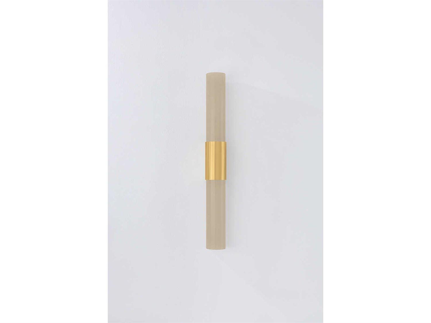 Hudson Valley Somersville 2-Light Aged Brass Wall Sconce