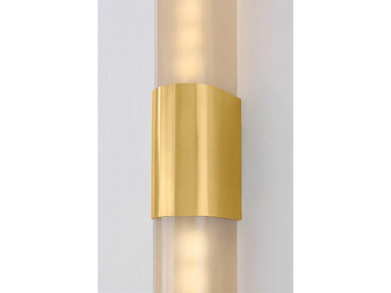 Hudson Valley Somersville 2-Light Aged Brass Wall Sconce