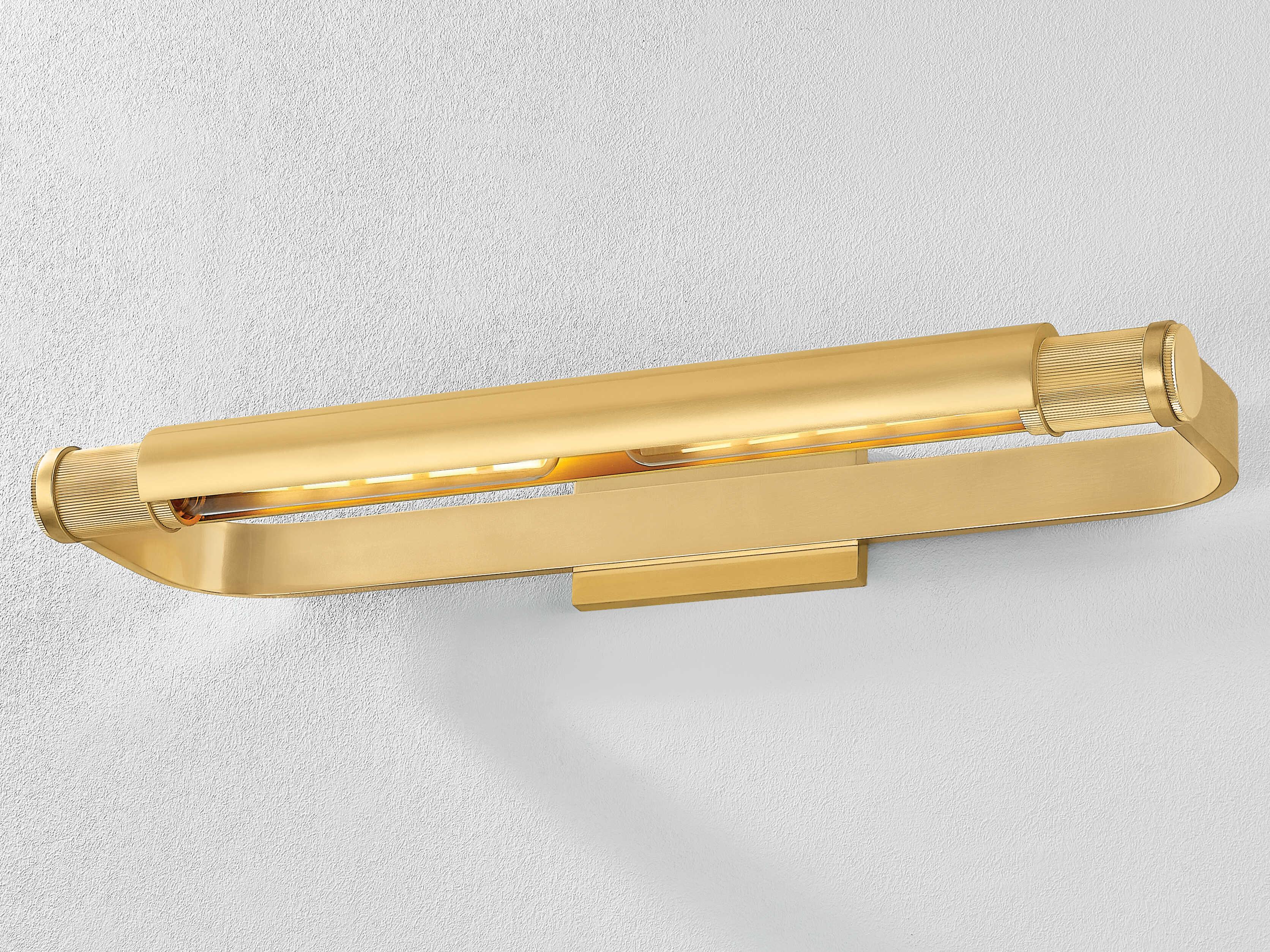 Hudson Valley Elm Park 2-Light Aged Brass Picture Light