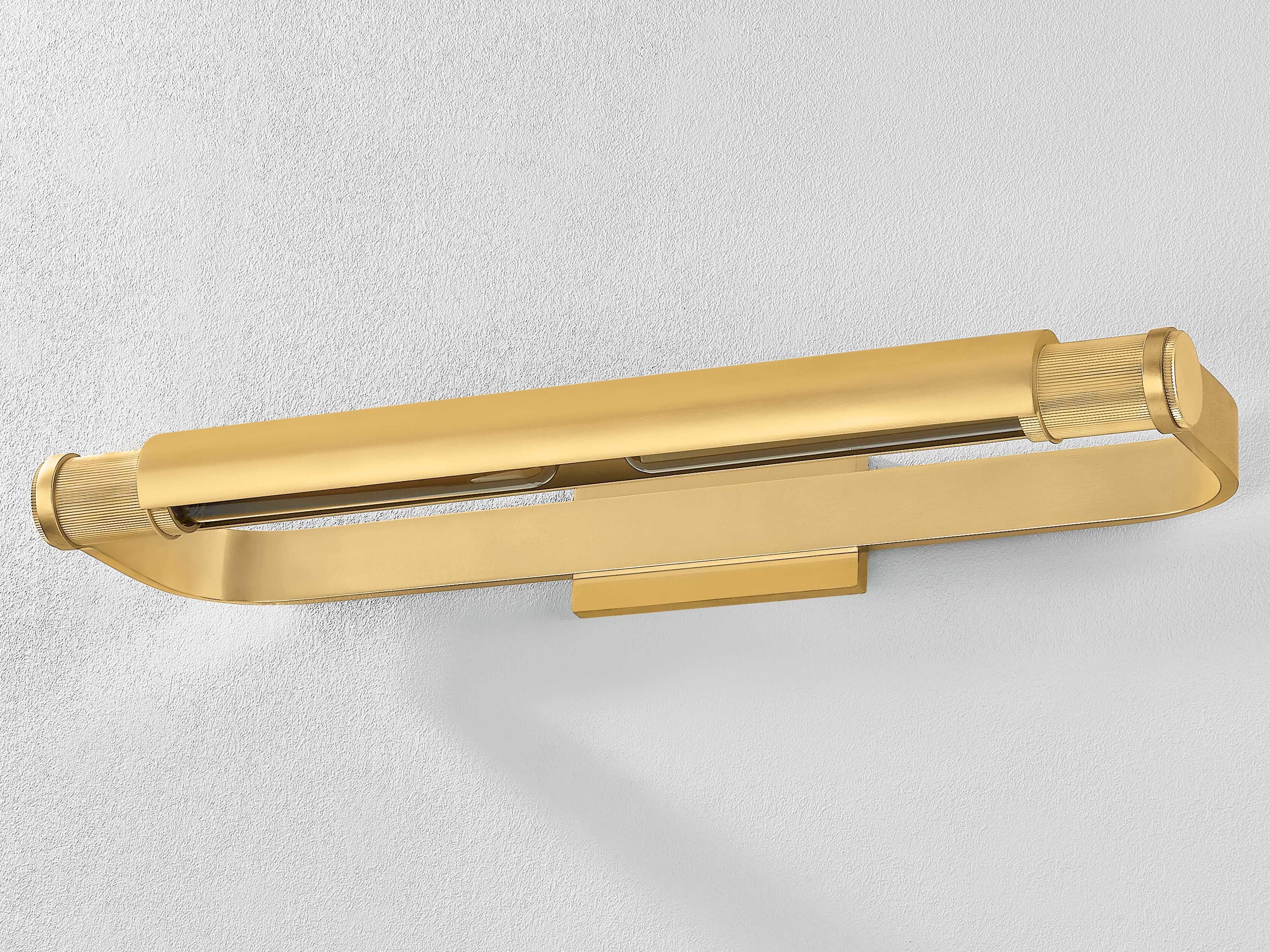 Hudson Valley Elm Park 2-Light Aged Brass Picture Light