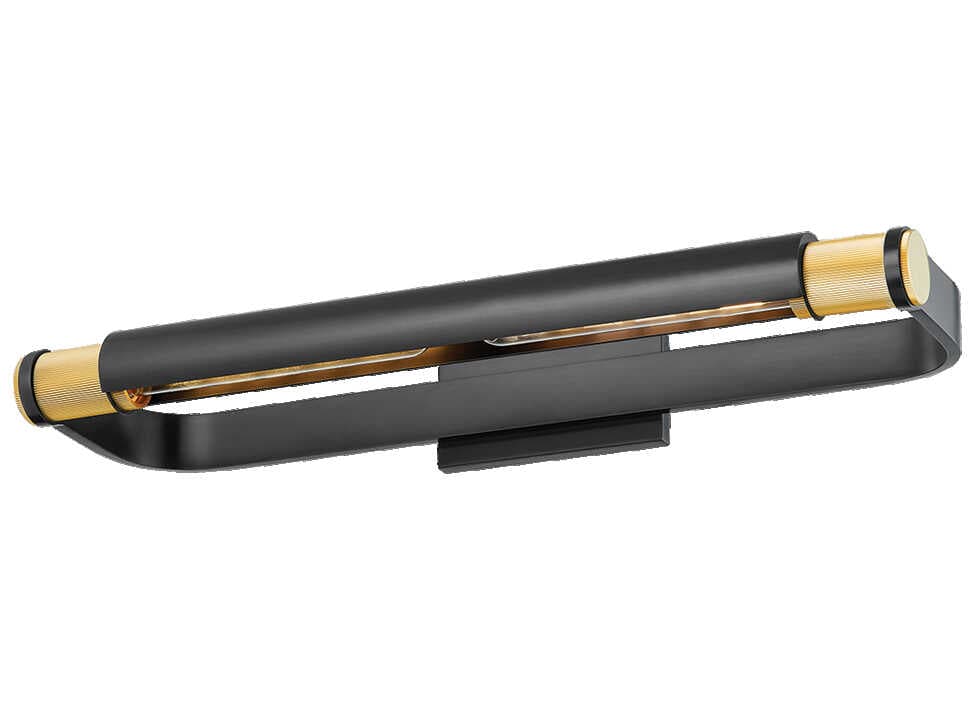 Hudson Valley Elm Park 2-Light Aged Brass Distressed Bronze Black Picture Light