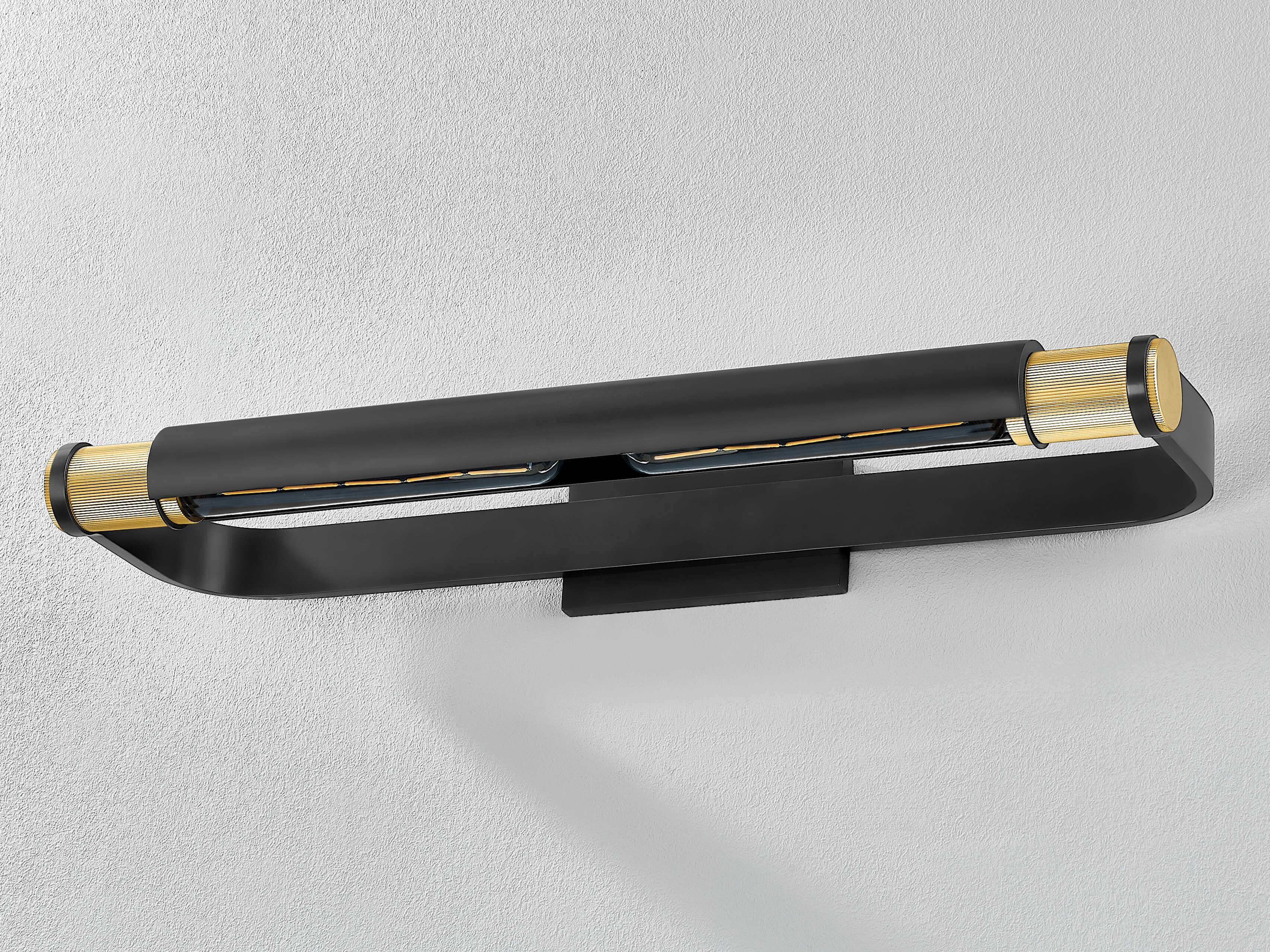 Hudson Valley Elm Park 2-Light Aged Brass Distressed Bronze Black Picture Light