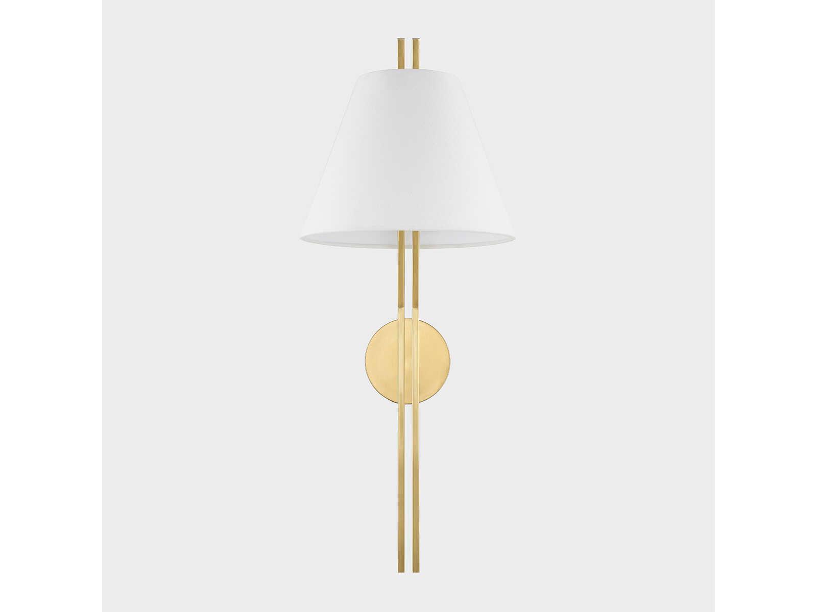 Hudson Valley Shokan 1-Light Aged Brass Wall Sconce