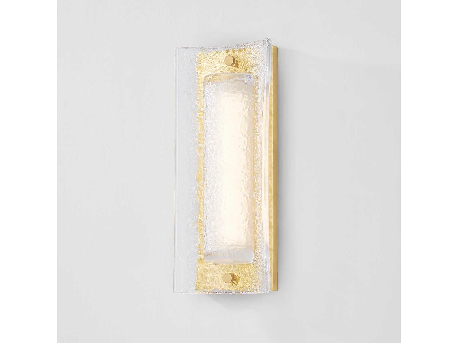 Hudson Valley Philmont 1-Light Aged Brass Wall Sconce