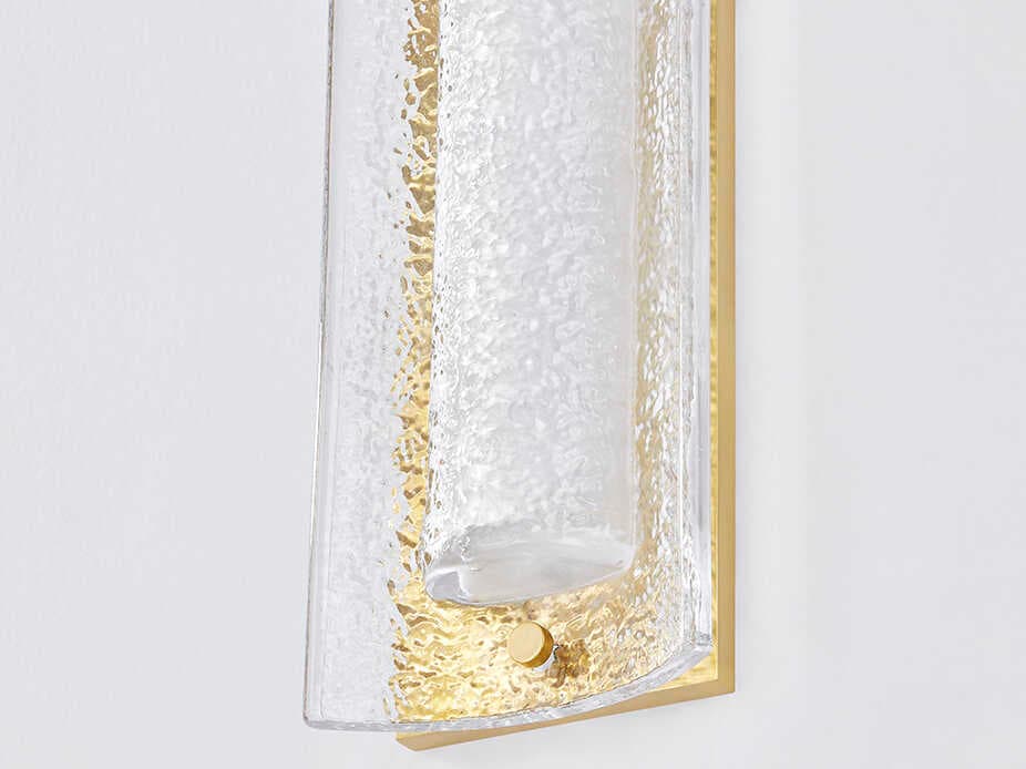 Hudson Valley Philmont 1-Light Aged Brass Wall Sconce