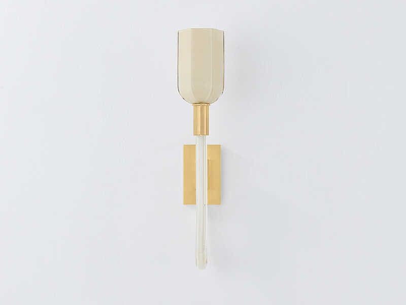 Hudson Valley Chester Park 1-Light Aged Brass Wall Sconce