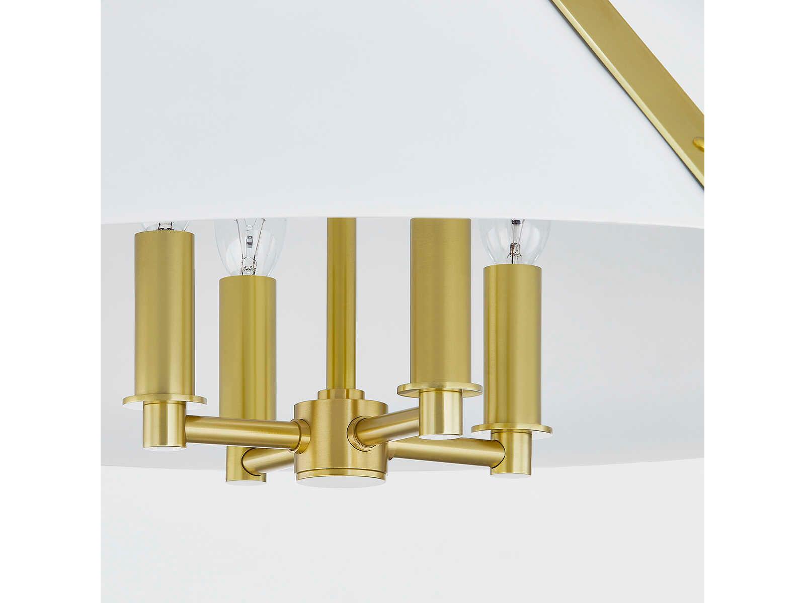 Hudson Valley Raymond 4-Light Aged Brass Soft White Pendant