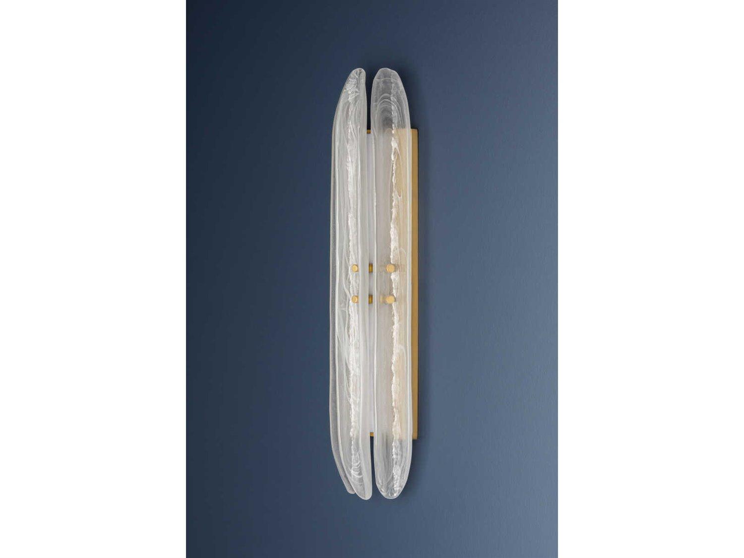 Hudson Valley Westtown 1-Light Aged Brass Wall Sconce