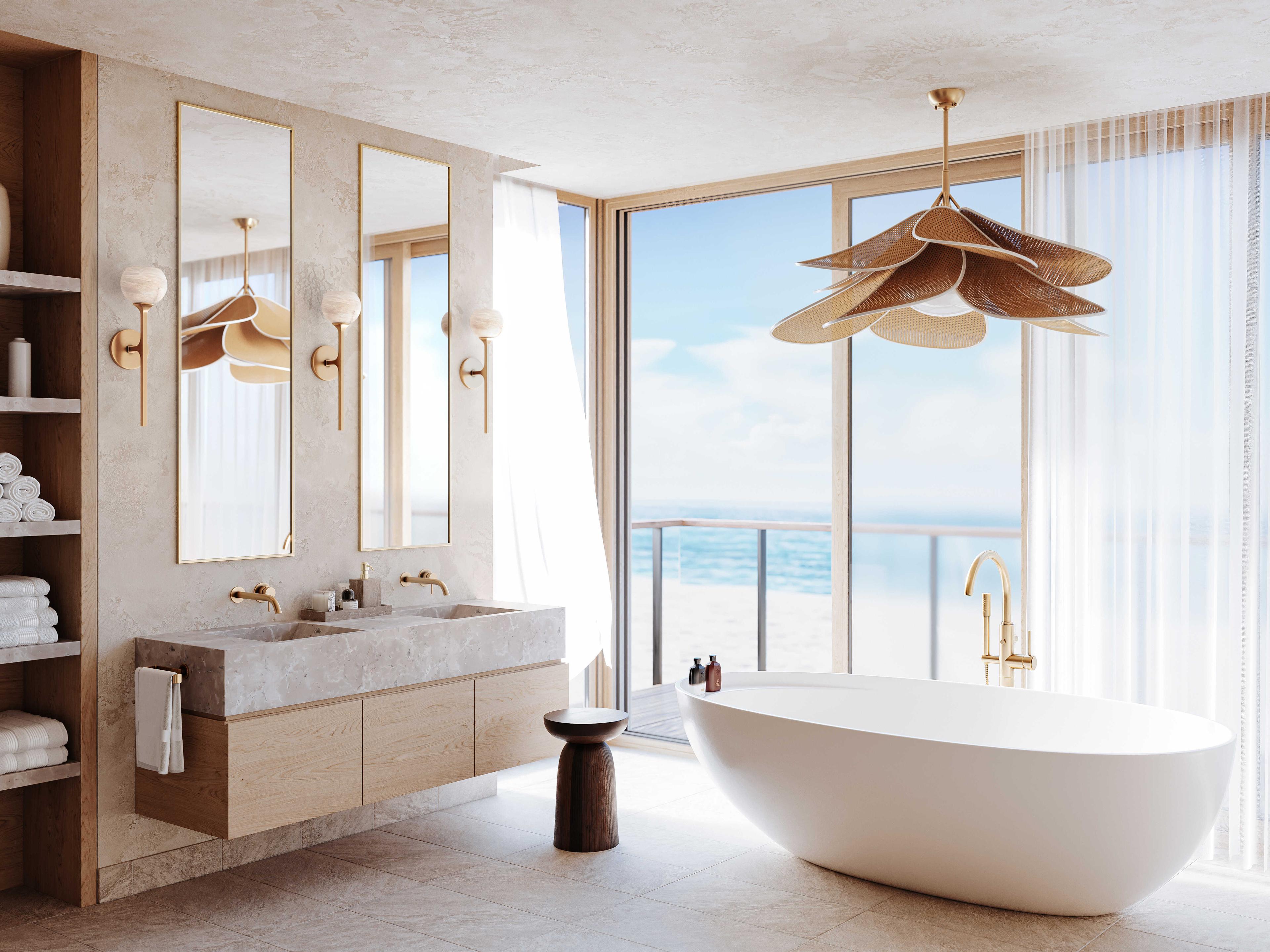 Hudson Valley Melton 1-Light Aged Brass LED Wall Sconce