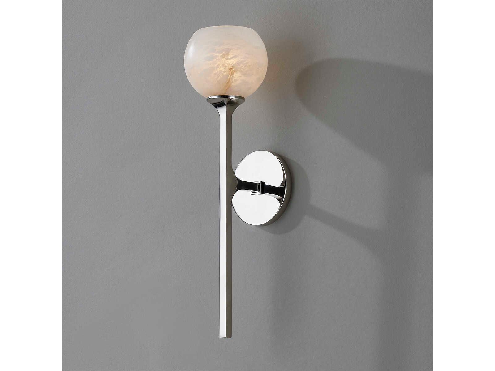 Hudson Valley Melton 1-Light Polished Nickel LED Wall Sconce
