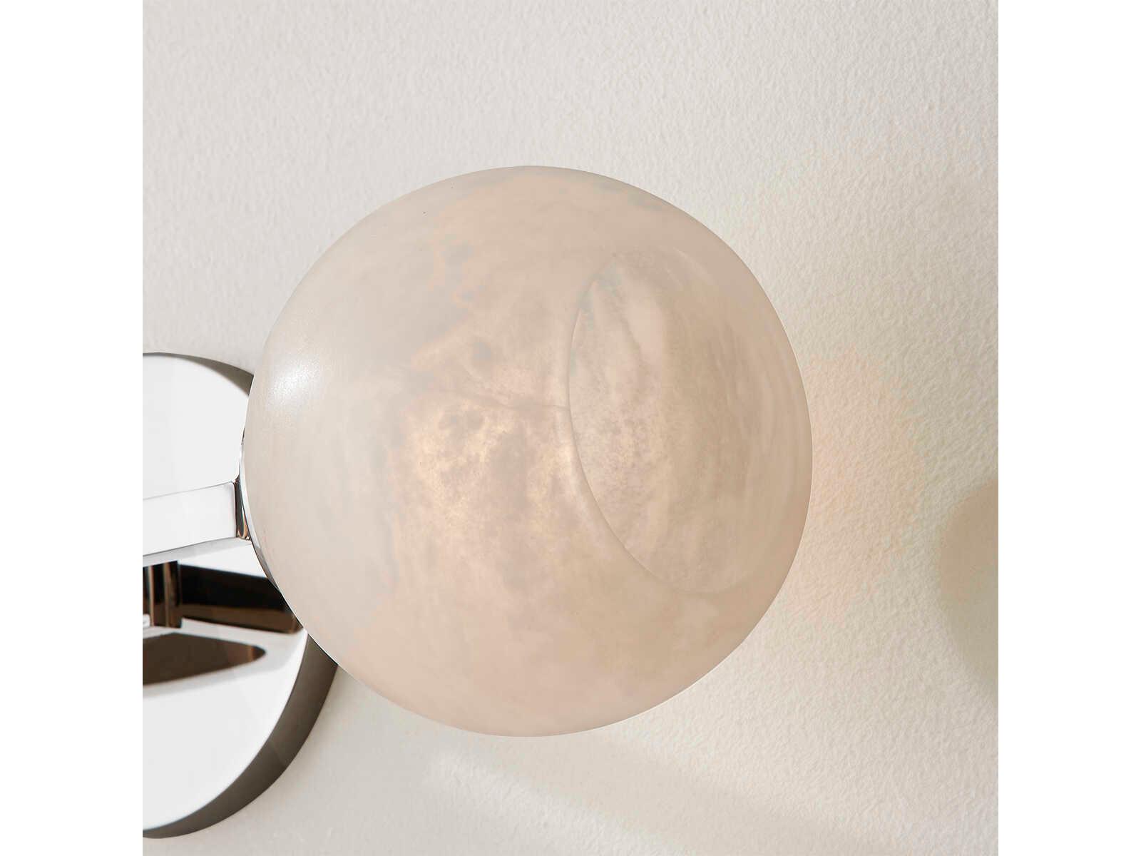 Hudson Valley Melton 2-Light Polished Nickel Wall Sconce