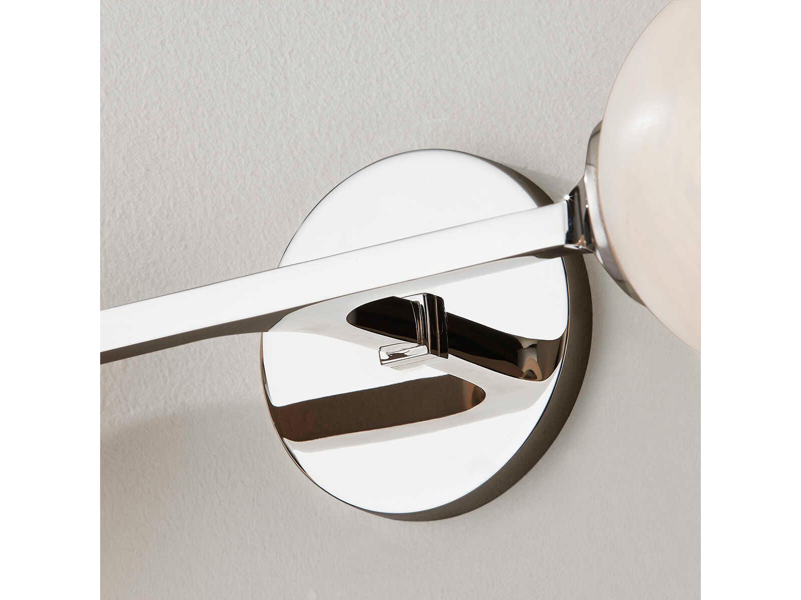 Hudson Valley Melton 2-Light Polished Nickel Wall Sconce