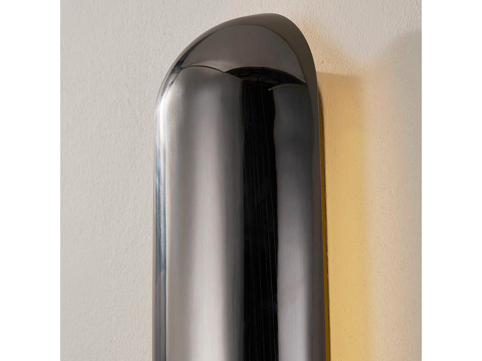 Hudson Valley Wheeler 1-Light Black Nickel LED Wall Sconce