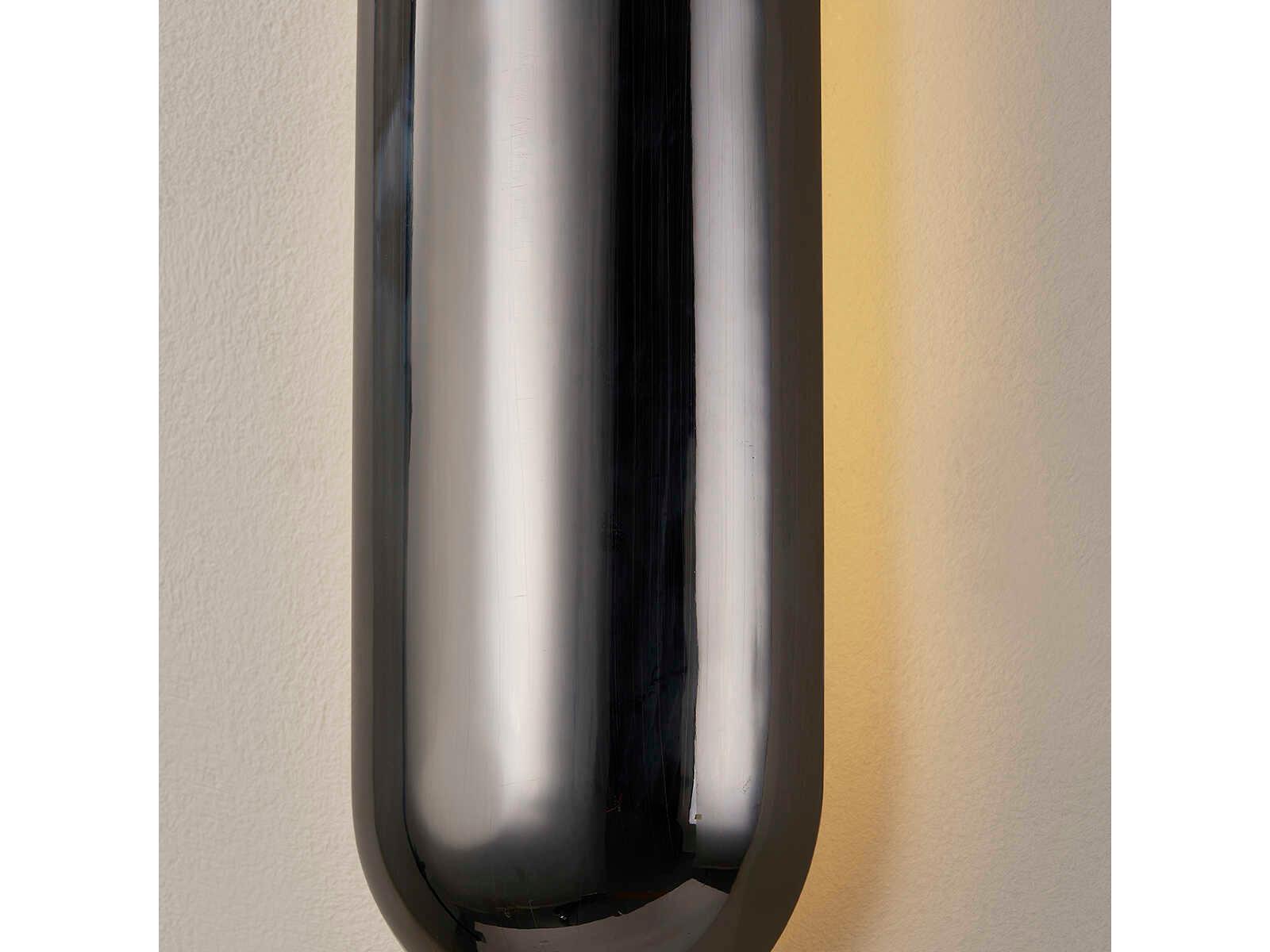 Hudson Valley Wheeler 1-Light Black Nickel LED Wall Sconce