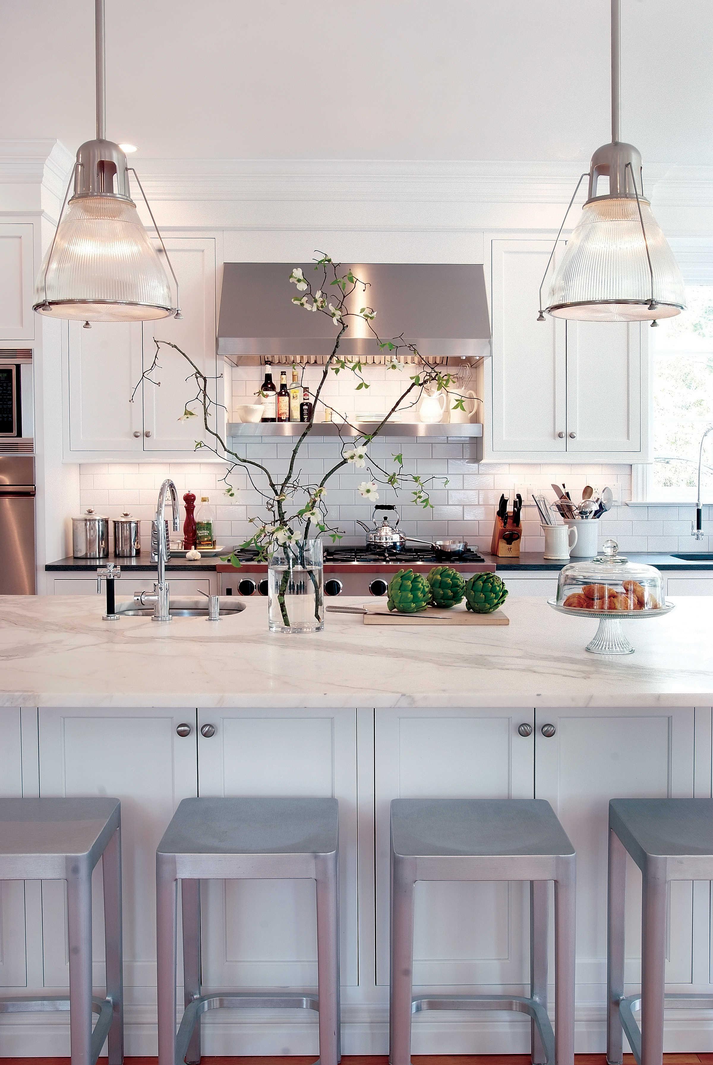 Hudson Valley Haverhill 1-Light Polished Nickel Clear Glass Bell Mini Pendant