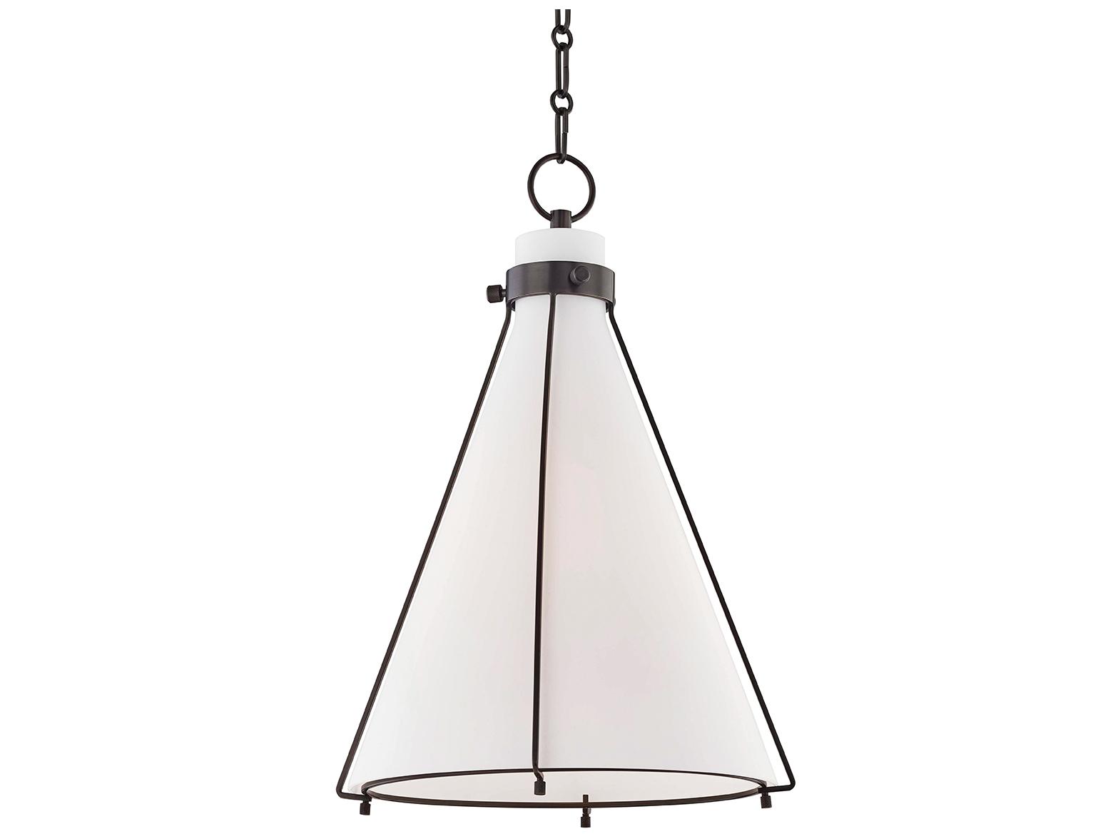 Hudson Valley Eldridge 1-Light Old Bronze Black Pendant