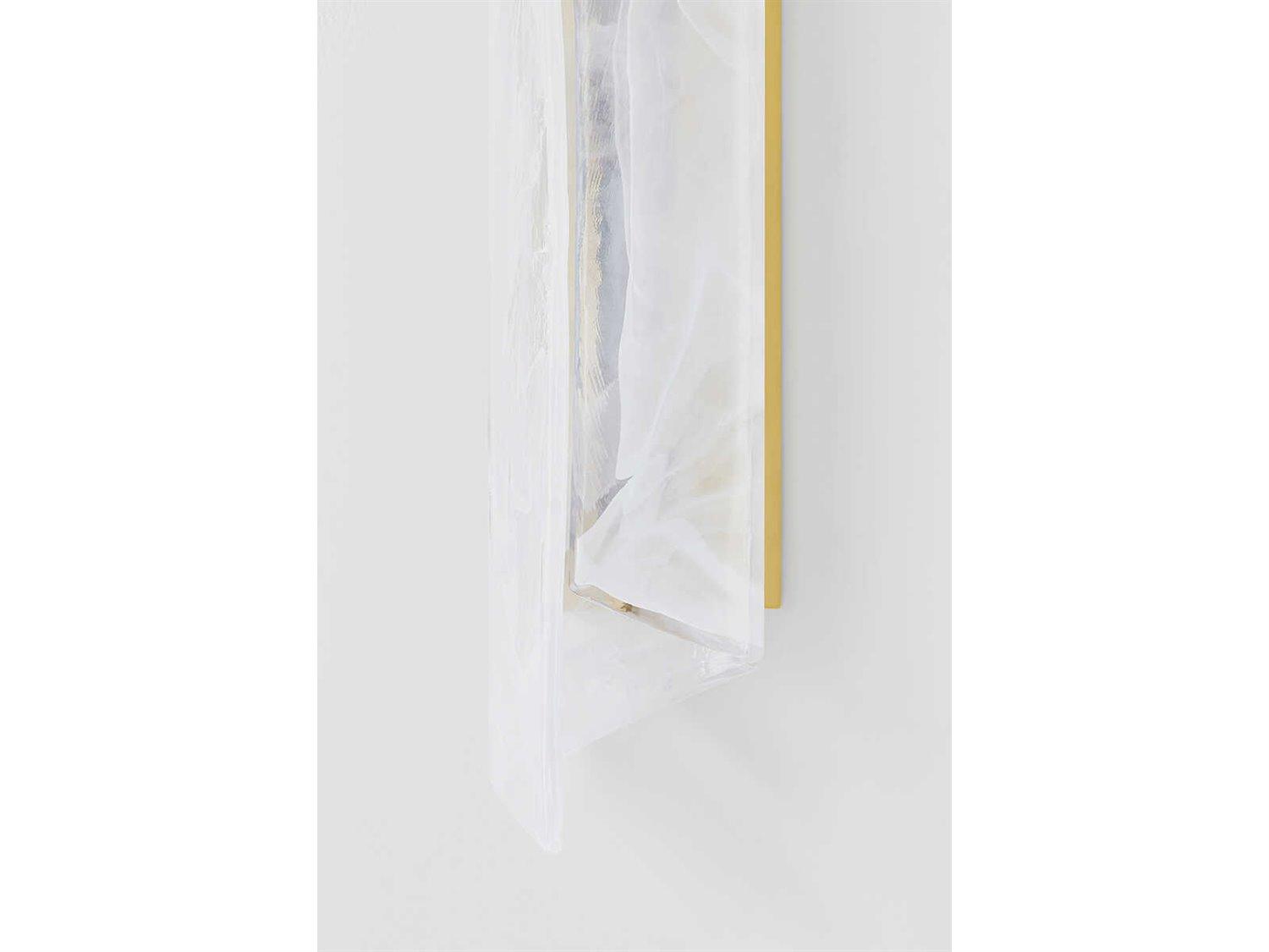 Hudson Valley Greenville 1-Light Aged Brass Wall Sconce