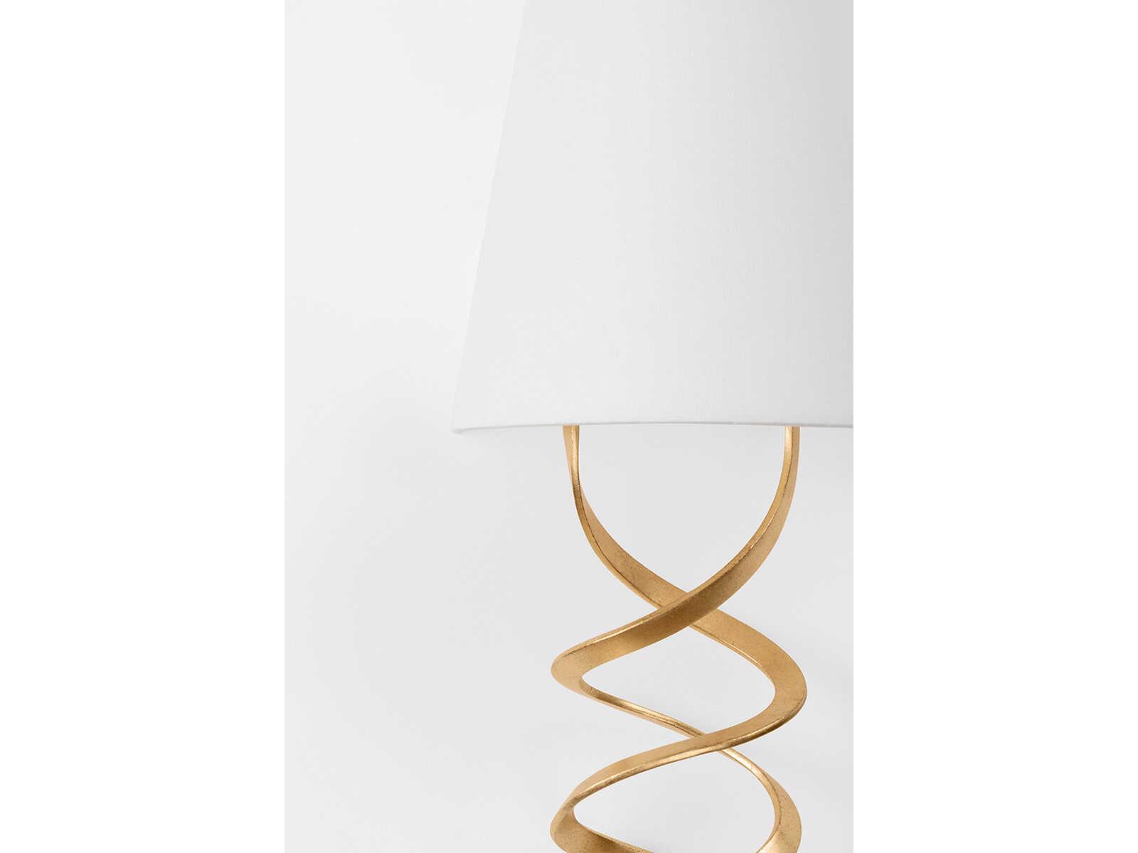 Hudson Valley Dota 2-Light Vintage Gold Leaf Wall Sconce