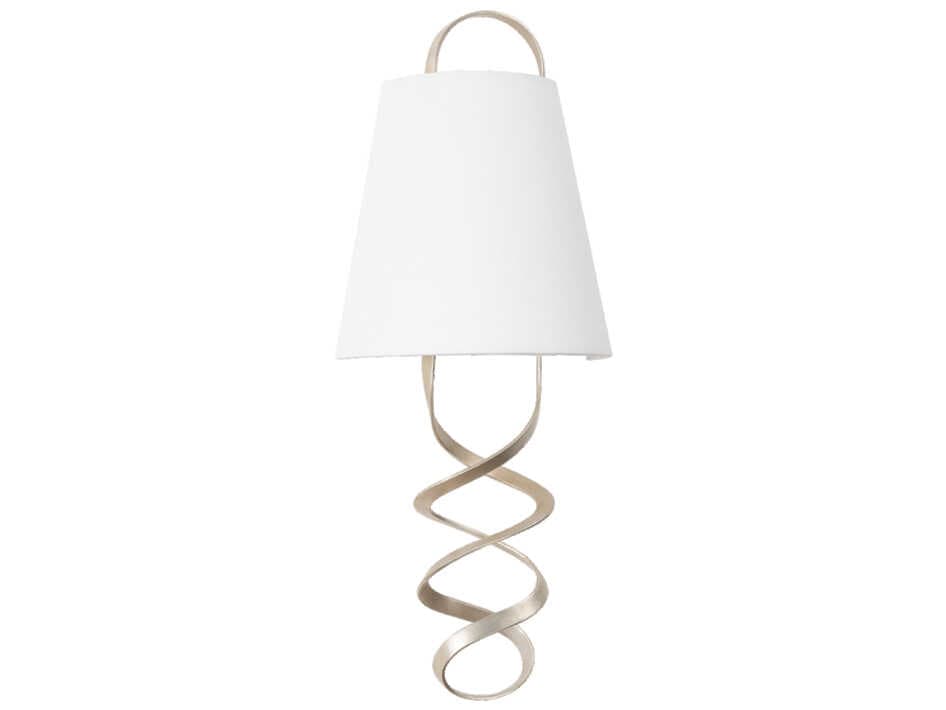 Hudson Valley Dota 2-Light Warm Silver Leaf Wall Sconce