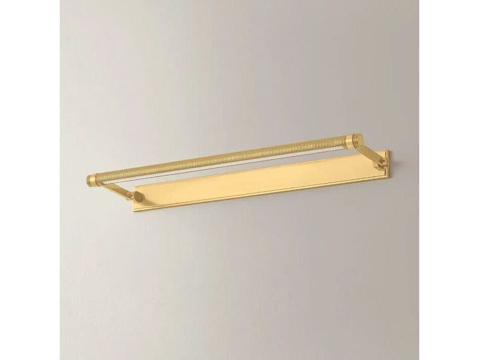 Hudson Valley Duell 1-Light Aged Brass Gold Picture Light