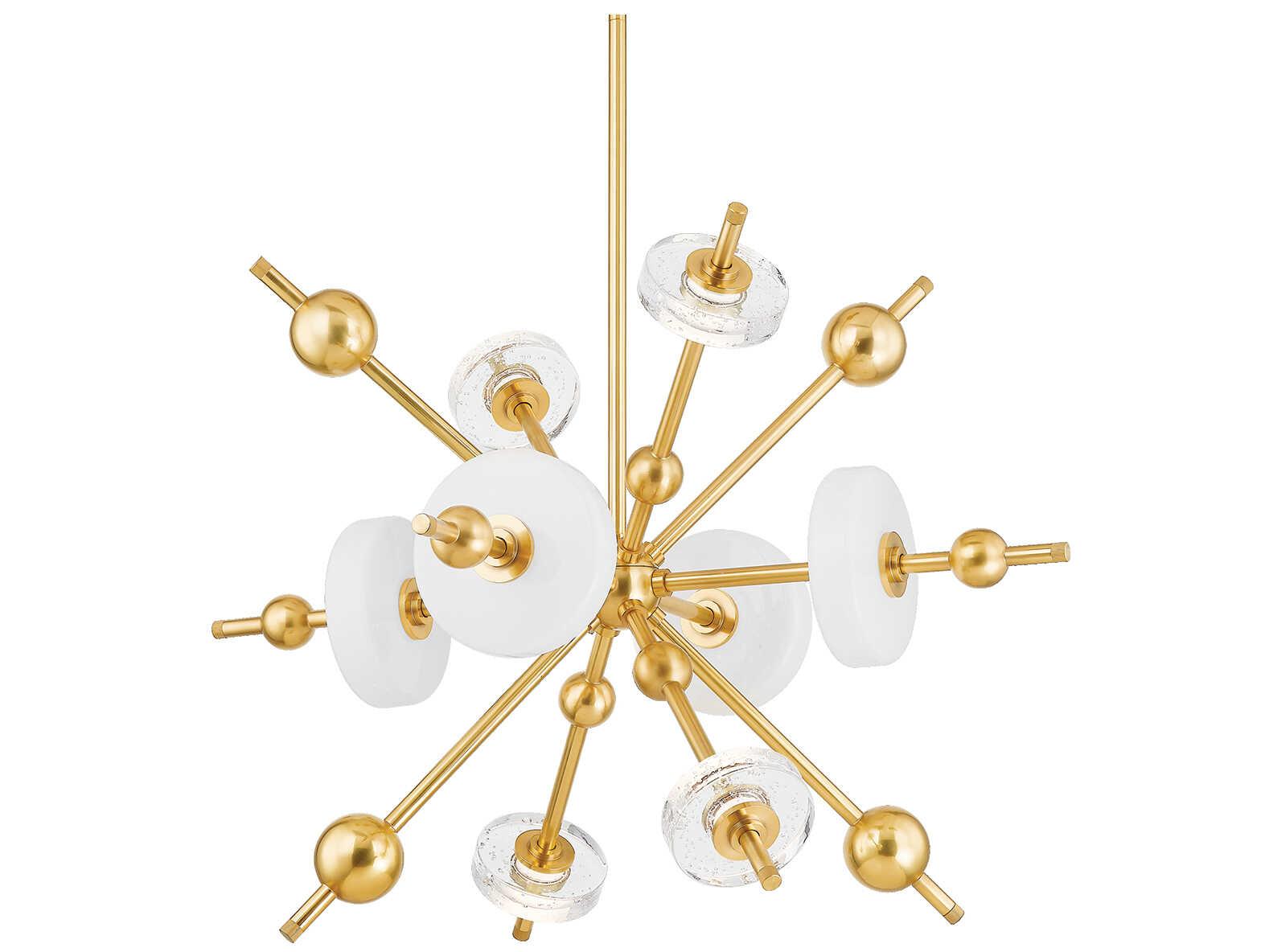 Hudson Valley Maynard 8-Light Aged Brass Sputnik Pendant