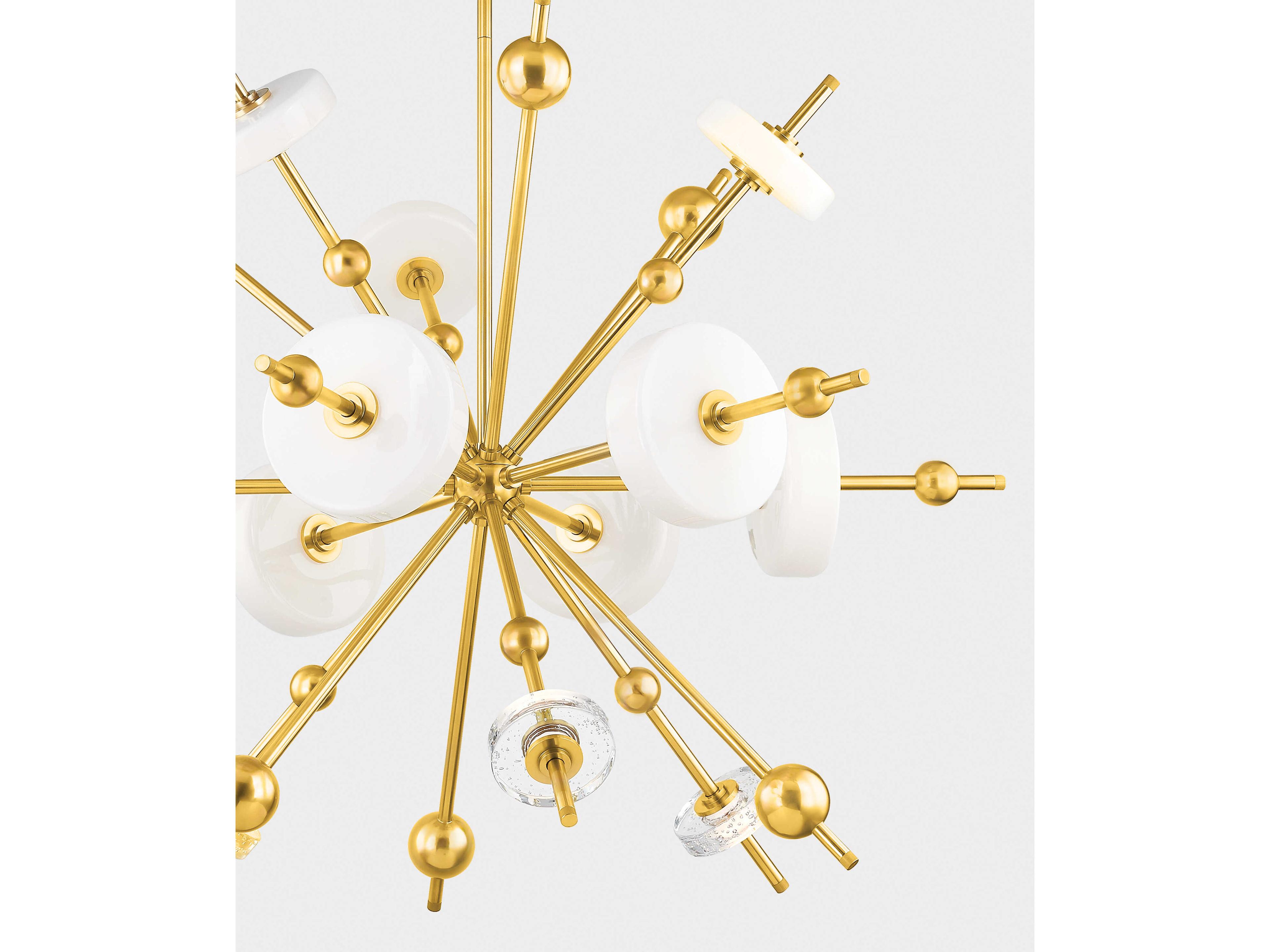 Hudson Valley Maynard 12-Light Aged Brass Sputnik Pendant