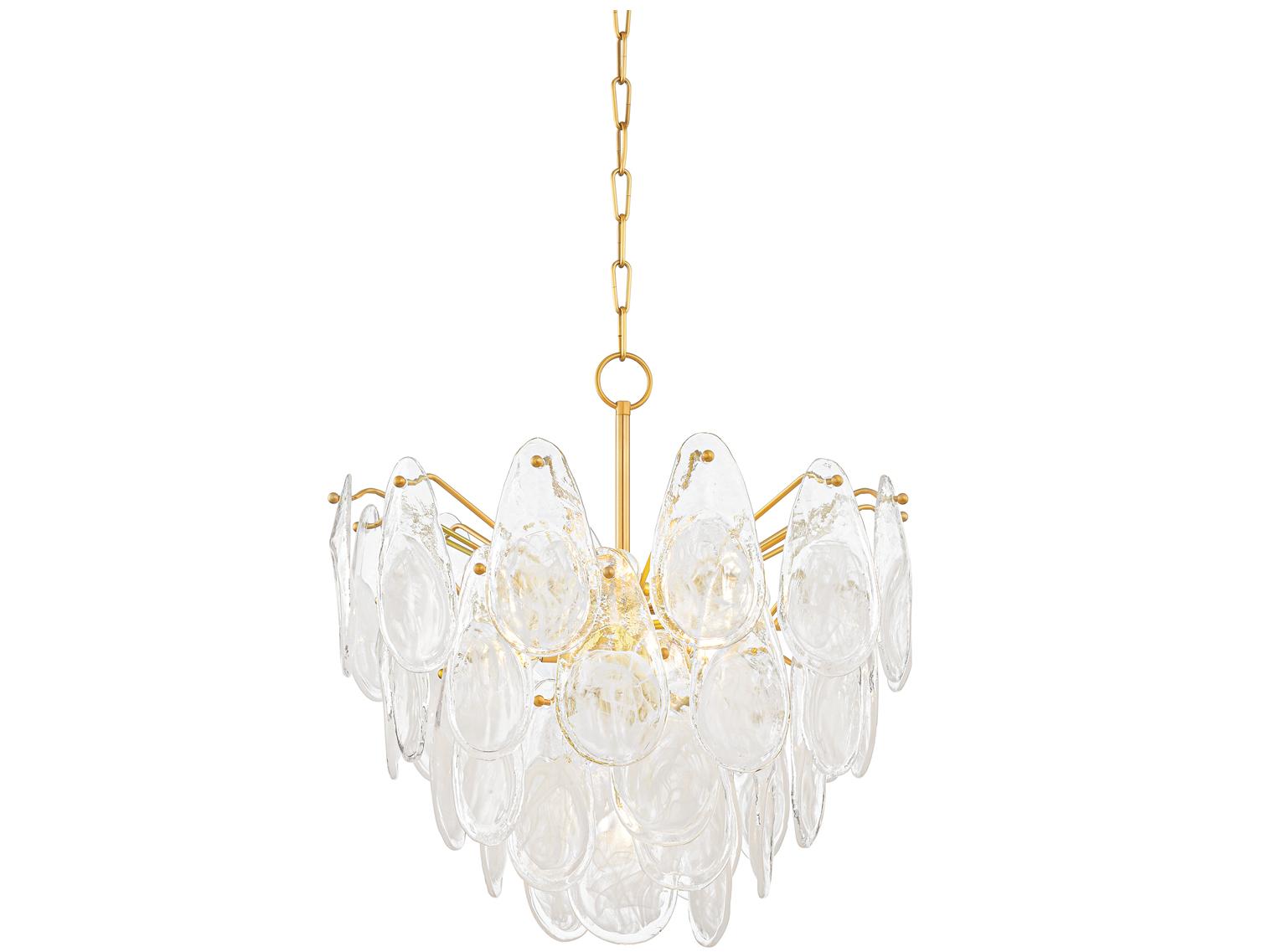 Hudson Valley Darcia 7-Light Aged Brass Chandelier