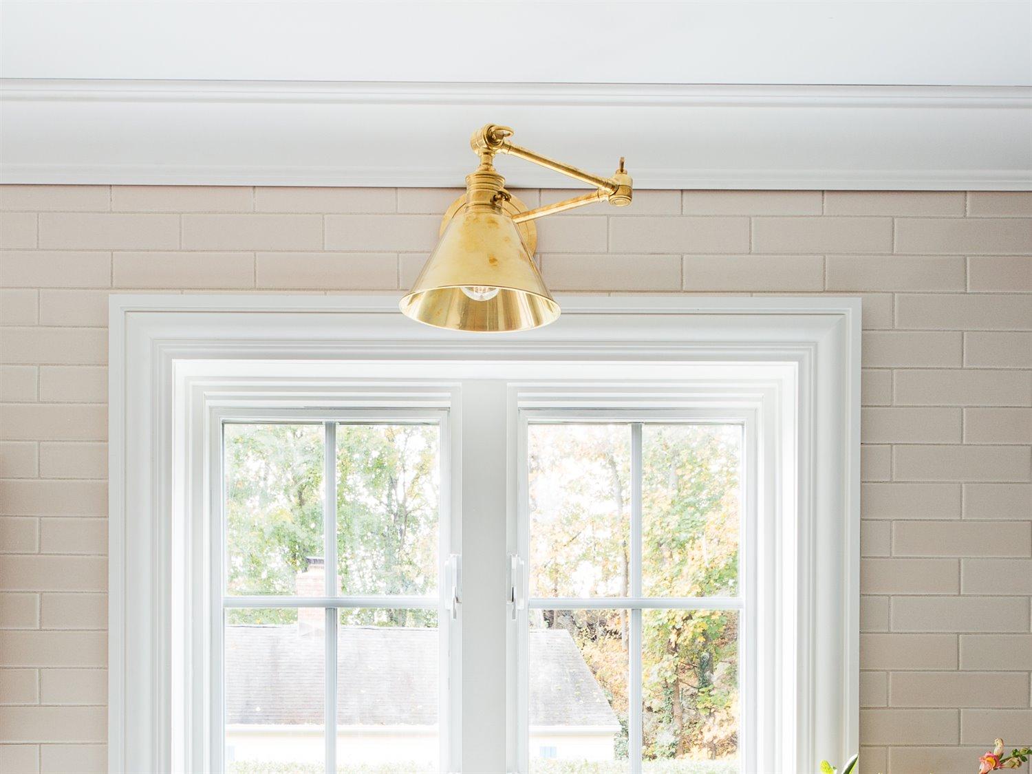 Hudson Valley Garden City Swing Arm Light