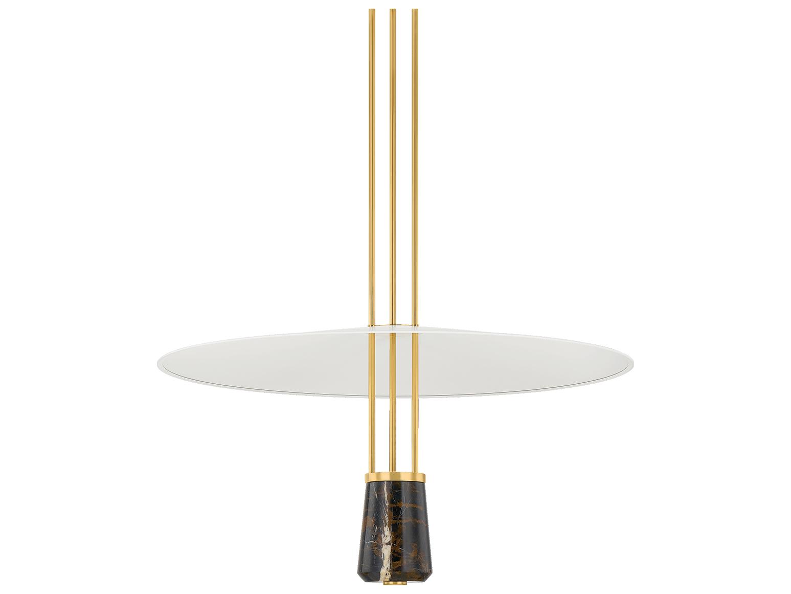 Hudson Valley Barnegat 1-Light Aged Brass Soft White Linear Pendant