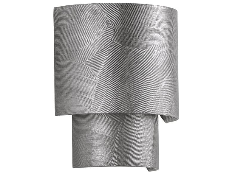 Hudson Valley Moray 2-Light Black Silver Leaf Wall Sconce