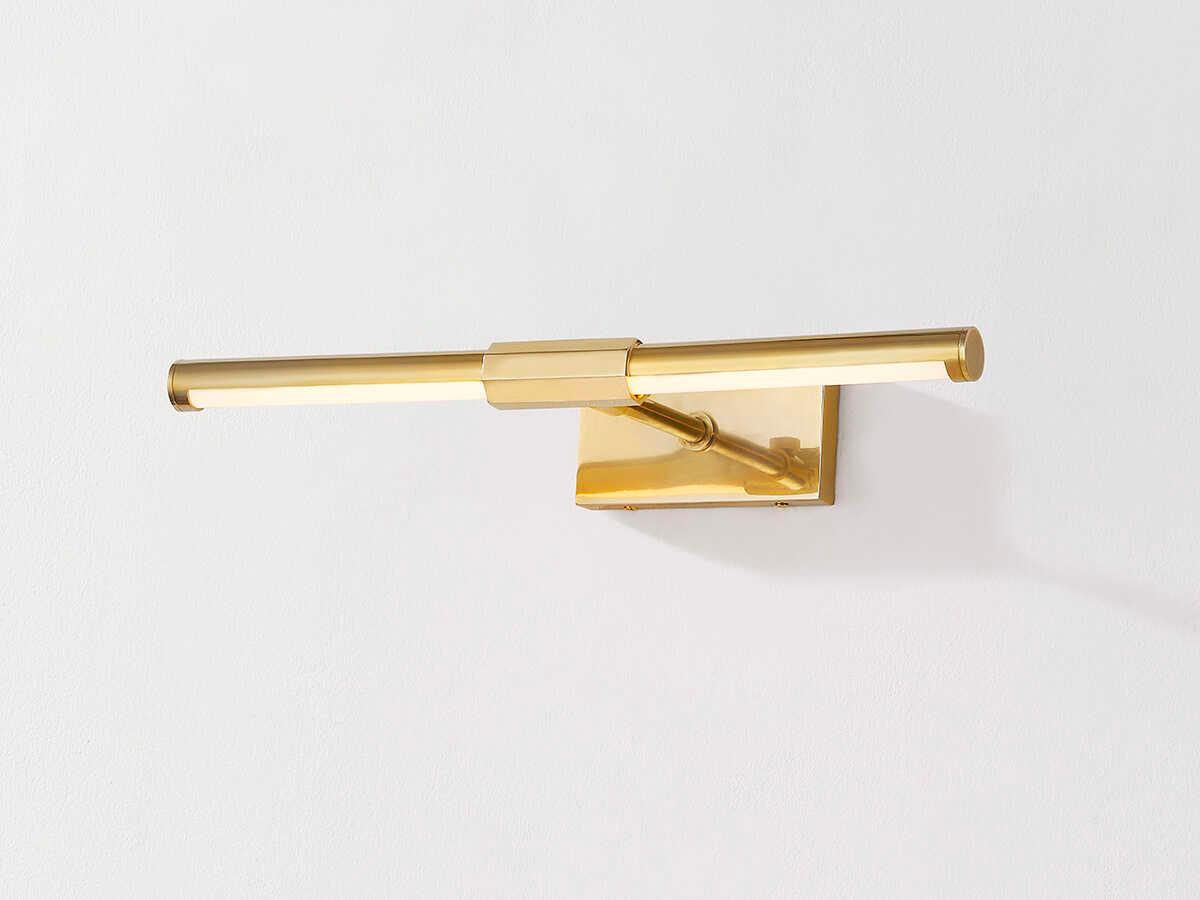 Hudson Valley Melbourne 1-Light Aged Brass Picture Light