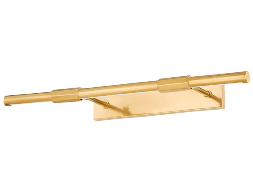 Hudson Valley Melbourne 1-Light Aged Brass Picture Light