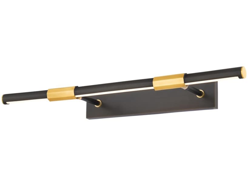 Hudson Valley Melbourne 1-Light Aged Brass Distressed Bronze Picture Light