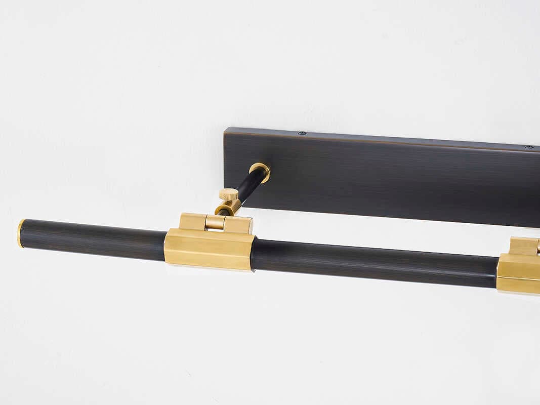 Hudson Valley Melbourne 1-Light Aged Brass Distressed Bronze Picture Light