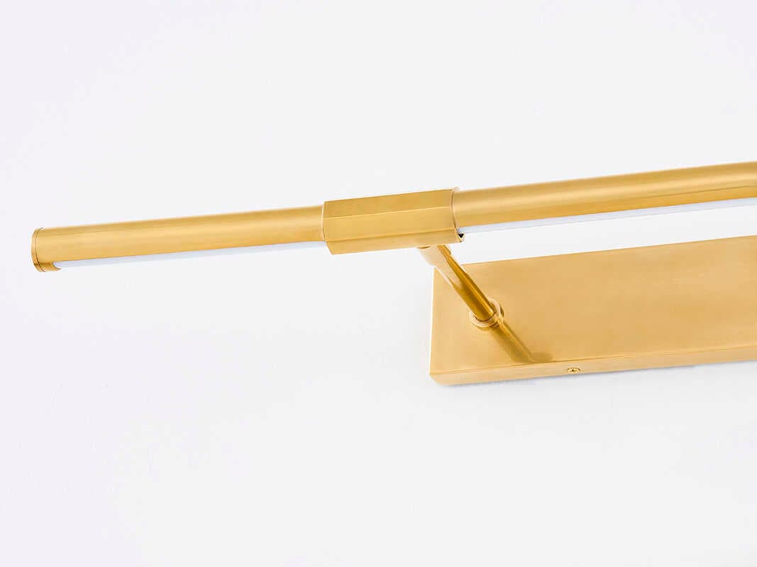 Hudson Valley Melbourne 1-Light Aged Brass Picture Light