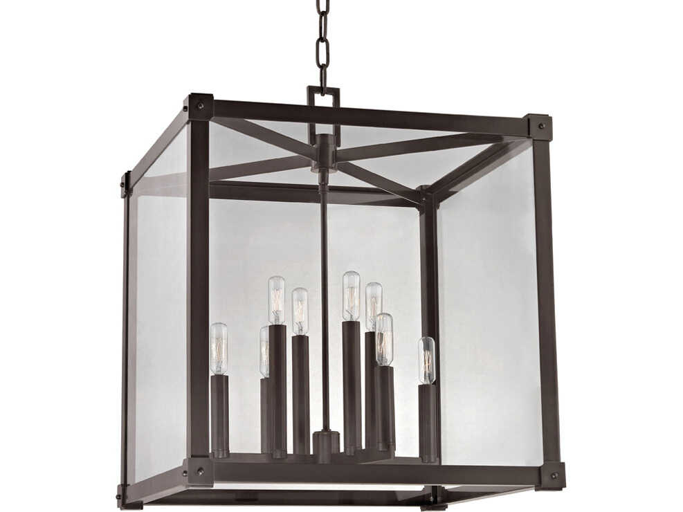 Hudson Valley Forsyth 8-Light Old Bronze Pendant