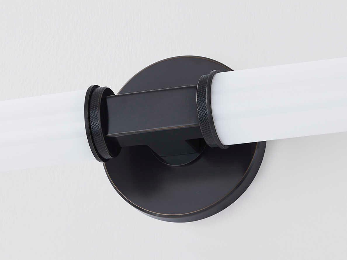 Hudson Valley Cromwell 2-Light Old Bronze Glass LED Wall Sconce